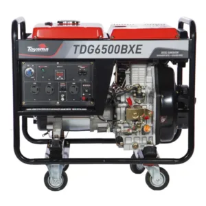 Gerador De Energia Diesel Toyama 5,5 KVA 5.000W Monofásico Bivolt 115/230V Partida Elétrica e Manual 406CC Brushless AVR