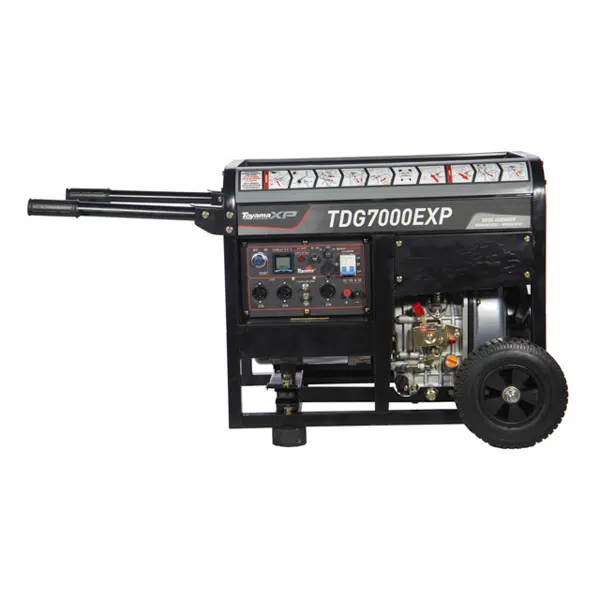 Gerador De Energia Diesel Toyama ATS Ready 6 KVA 5,5 KVA 5500W Monofásico Bivolt 115/230V Partida Elétrica e Manual AVR Gerador De Energia Diesel Toyama ATS Ready 6 KVA 5,5 KVA 5500W Monofásico Bivolt 115/230V Partida Elétrica e Manual AVR