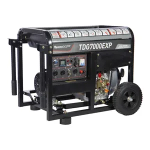 Gerador De Energia Diesel Toyama ATS Ready 6 KVA 5,5 KVA 5500W Monofásico Bivolt 115/230V Partida Elétrica e Manual AVR