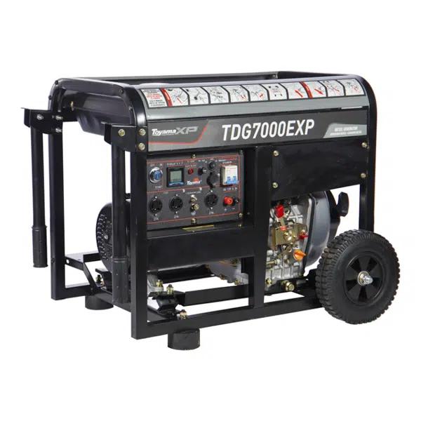 Gerador De Energia Diesel Toyama ATS Ready 6 KVA 5,5 KVA 5500W Monofásico Bivolt 115/230V Partida Elétrica e Manual AVR Gerador De Energia Diesel Toyama ATS Ready 6 KVA 5,5 KVA 5500W Monofásico Bivolt 115/230V Partida Elétrica e Manual AVR