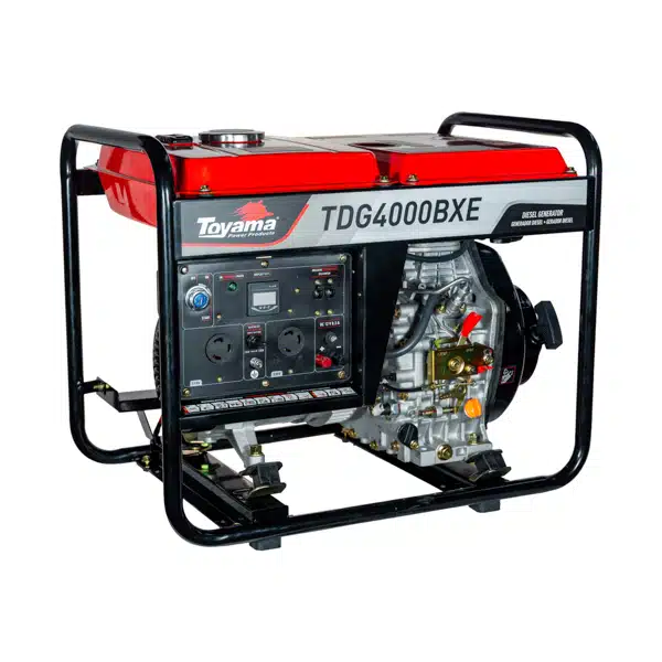 Gerador Diesel Toyama 3,3 kVA 296cc Bivolt 115/230V Partida Elétrica e Manual Monofásico Gerador Diesel Toyama 3,3 kVA 296cc Bivolt 115/230V Partida Elétrica e Manual Monofásico