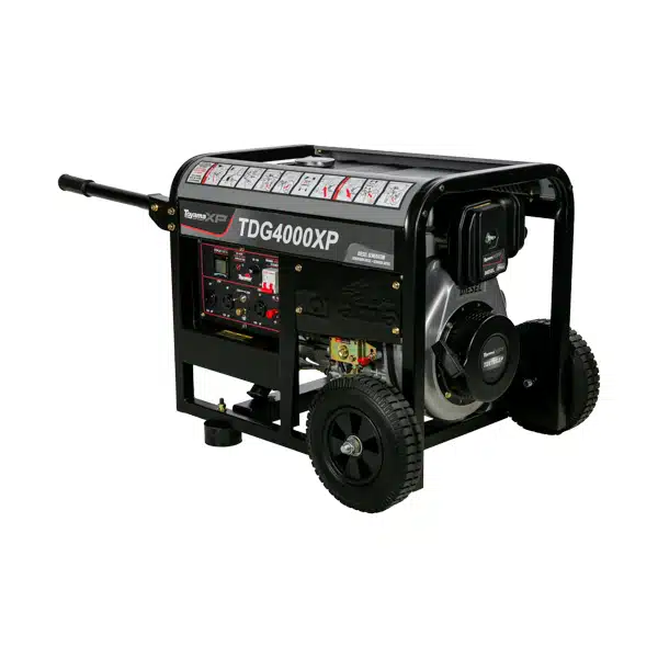 Gerador de Energia a Diesel Toyama 3,3 kVA 3.000W Monofásico Bivolt 115/230V AVR Partida Manual 296cc Uso Intensivo Gerador de Energia a Diesel Toyama 3,3 kVA 3.000W Monofásico Bivolt 115/230V AVR Partida Manual 296cc Uso Intensivo