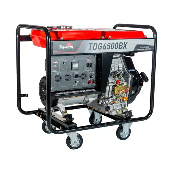 Gerador Diesel Toyama 5,5 kVA 5.000W Monofásico Bivolt 115/230V Partida Manual 406CC Brushless Gerador Diesel Toyama 5,5 kVA 5.000W Monofásico Bivolt 115/230V Partida Manual 406CC Brushless