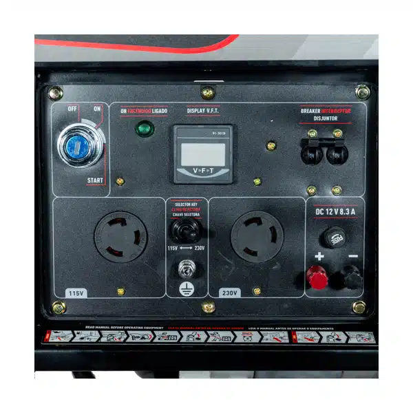 Gerador Diesel Toyama 3,3 kVA 296cc Bivolt 115/230V Partida Elétrica e Manual Monofásico Gerador Diesel Toyama 3,3 kVA 296cc Bivolt 115/230V Partida Elétrica e Manual Monofásico