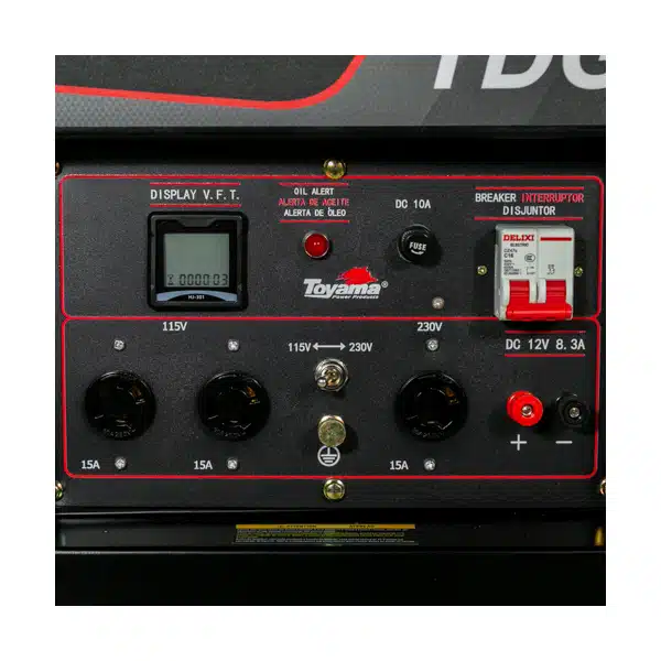 Gerador de Energia a Diesel Toyama 3,3 kVA 3.000W Monofásico Bivolt 115/230V AVR Partida Manual 296cc Uso Intensivo Gerador de Energia a Diesel Toyama 3,3 kVA 3.000W Monofásico Bivolt 115/230V AVR Partida Manual 296cc Uso Intensivo