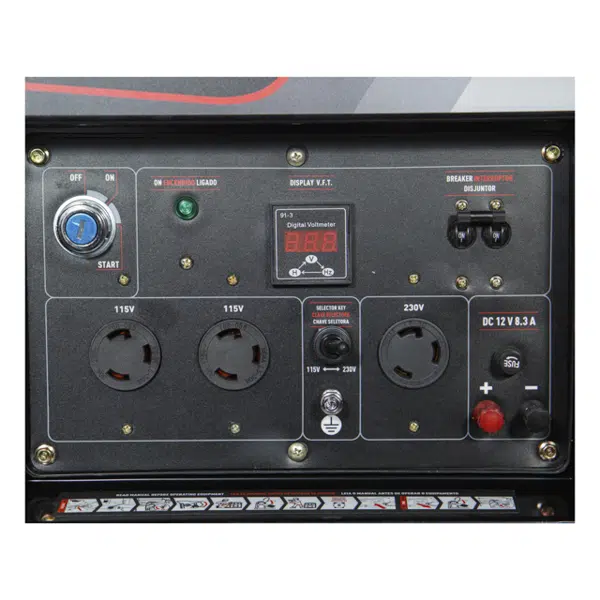 Gerador De Energia Diesel Toyama 5,5 KVA 5.000W Monofásico Bivolt 115/230V Partida Elétrica e Manual 406CC Brushless AVR Gerador De Energia Diesel Toyama 5,5 KVA 5.000W Monofásico Bivolt 115/230V Partida Elétrica e Manual 406CC Brushless AVR