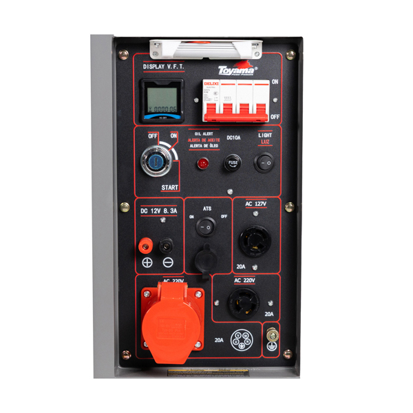 Gerador Diesel Toyama 9,0 kVA Trifásico 220V Monofásico 127V Partida Elétrica AVR ATS Gerador Diesel Toyama 9,0 kVA Trifásico 220V Monofásico 127V Partida Elétrica AVR ATS