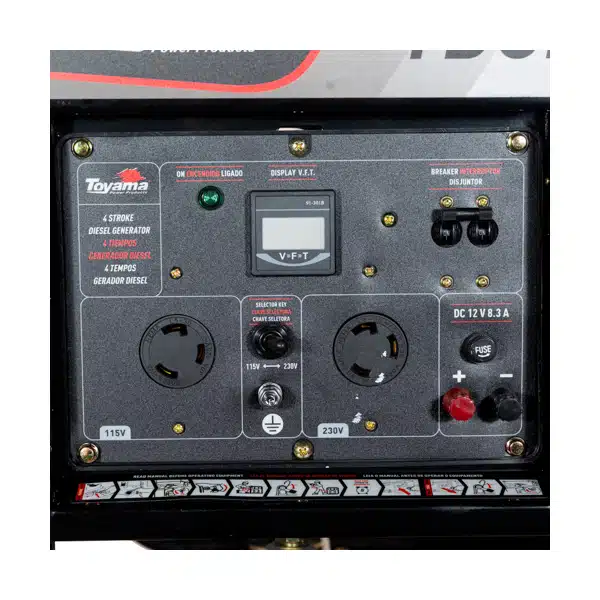 Gerador Diesel Toyama 2,2 kVA Monofásico Bivolt 115/230V 211cc Partida Manual Gerador Diesel Toyama 2,2 kVA Monofásico Bivolt 115/230V 211cc Partida Manual