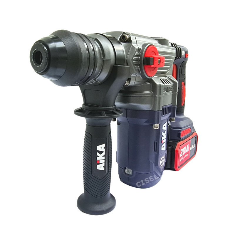 Martelete Perfurador Rompedor Aika 20V Brushless SDS-Plus 3,5J com 2 Baterias 4.0Ah